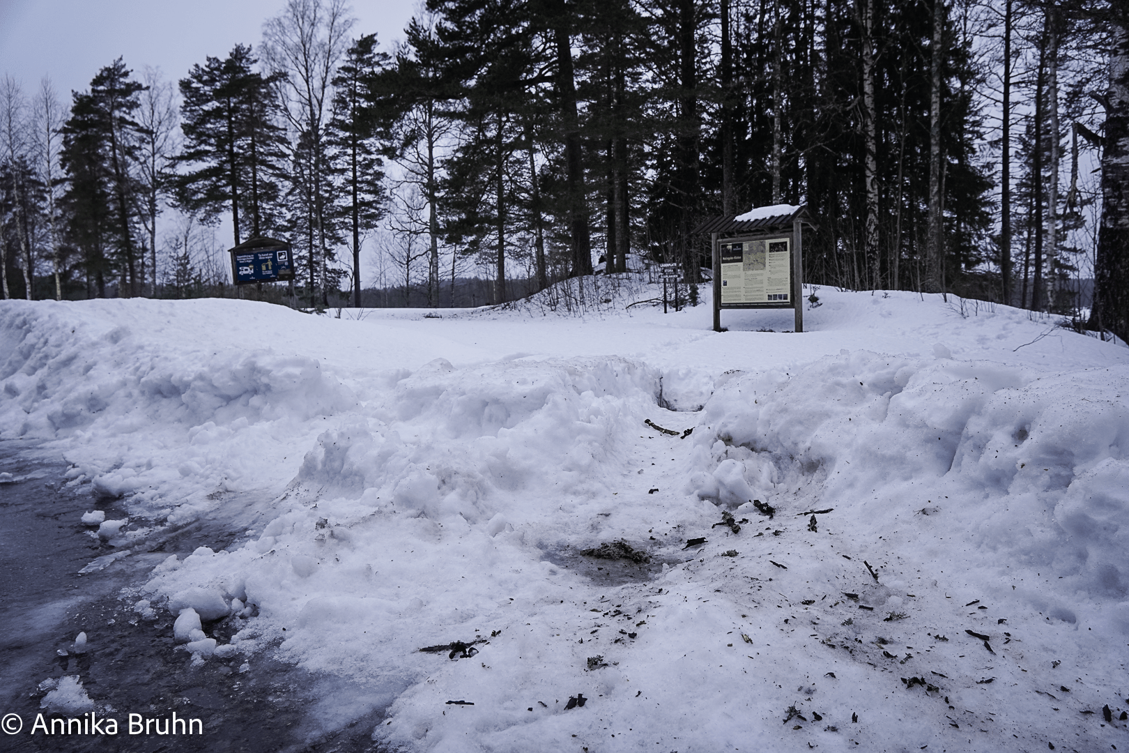 War doch etwas zu hoch ohne Schneeketten
